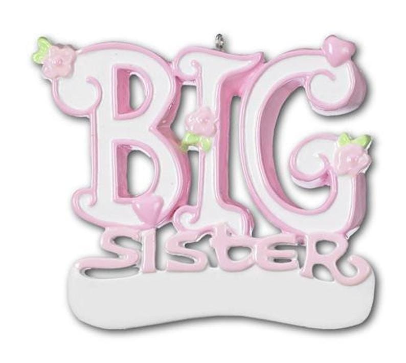 Big Sibling Ornament -  Sister - Shelburne Country Store