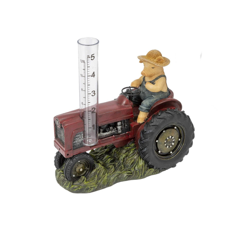 Farmland Tractor Rain Gauge - Pig - Shelburne Country Store