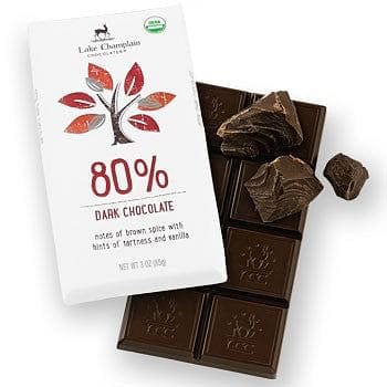 Lake Champlain Organic 80% Dark Chocolate - Shelburne Country Store