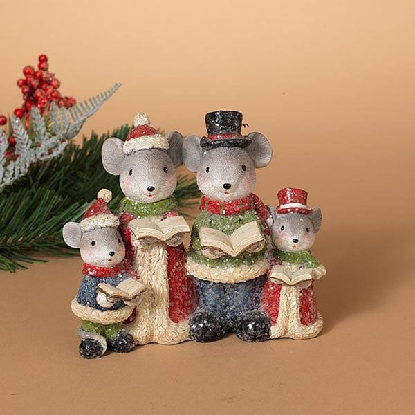 6" Mice Carolers - Shelburne Country Store
