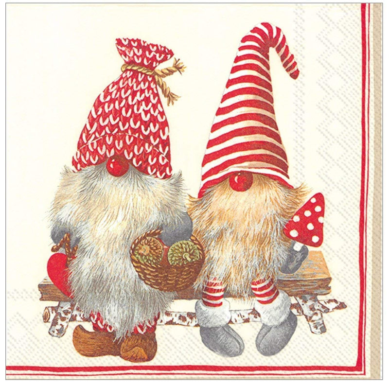 Friendly Tomte Lunch Napkin - Shelburne Country Store