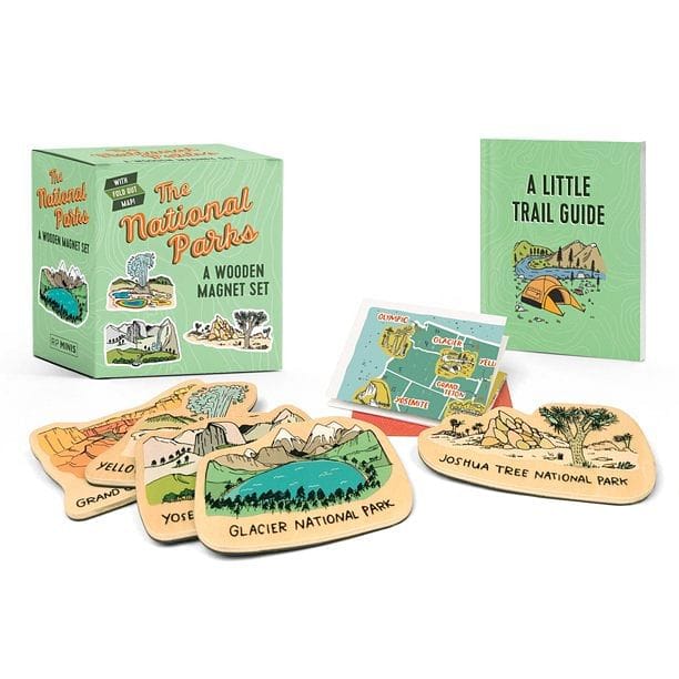 The National Parks: A Wooden Magnet Set Mini Kit - Shelburne Country Store