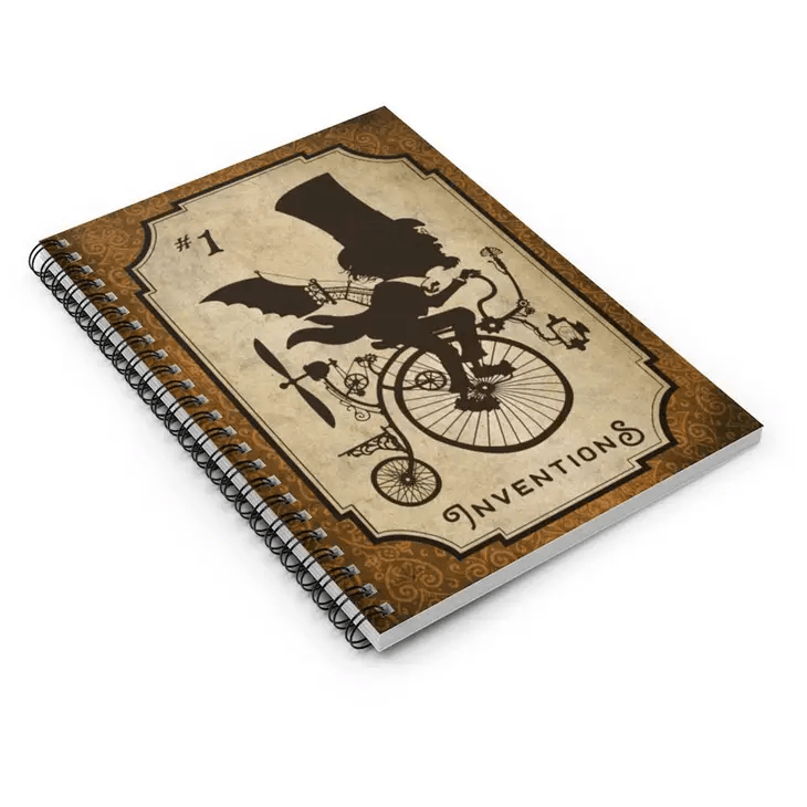 Inventions Notebook - spiral notebook - Shelburne Country Store