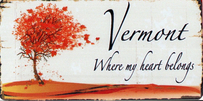 Vermont Where My Heart Belongs Magnet - Shelburne Country Store