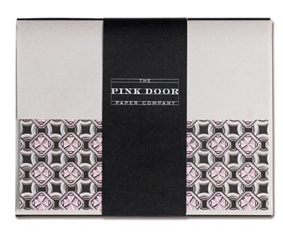 Pink Door Foil Notecard Set - Sparkle - Shelburne Country Store