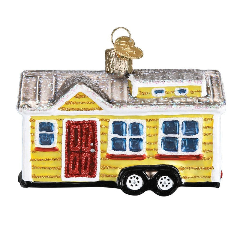 Tiny House Glass Ornament - Shelburne Country Store