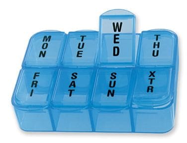 7 Day Plastic Pill Box - - Shelburne Country Store