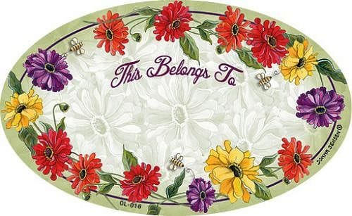Baking and Canning Labels - Zinnias and Bees - Shelburne Country Store
