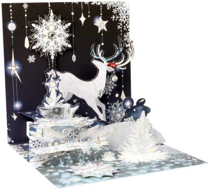 Reindeer Silhouette Pop Up Card - Shelburne Country Store