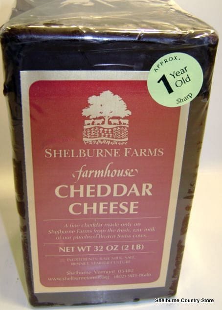 Shelburne Farms Cheddar Cheese -1 Year - - Shelburne Country Store