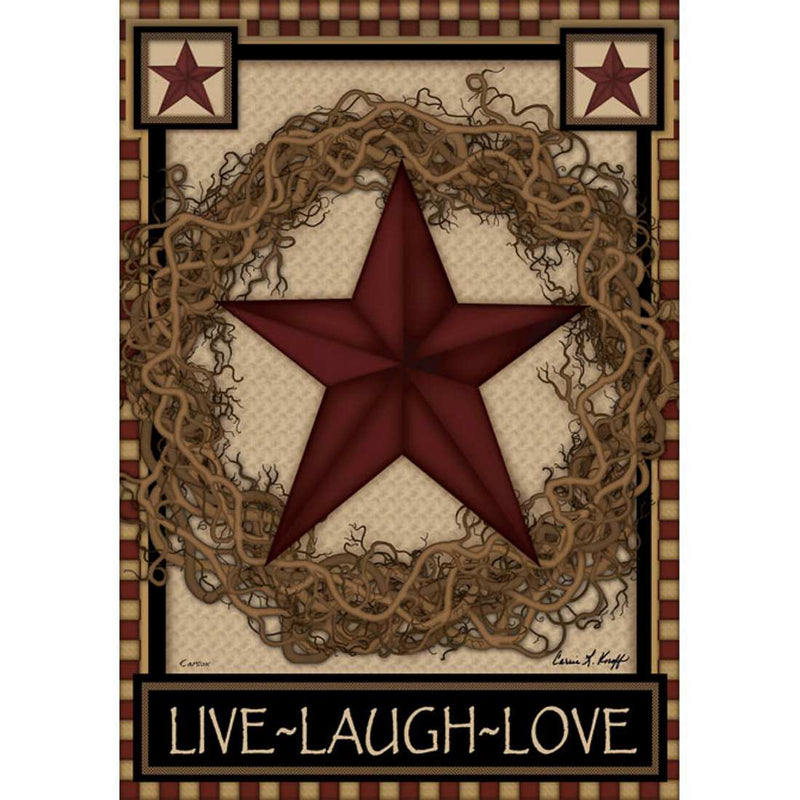 Star Wreath Dura Soft 12.5 x 18 Flag - Shelburne Country Store