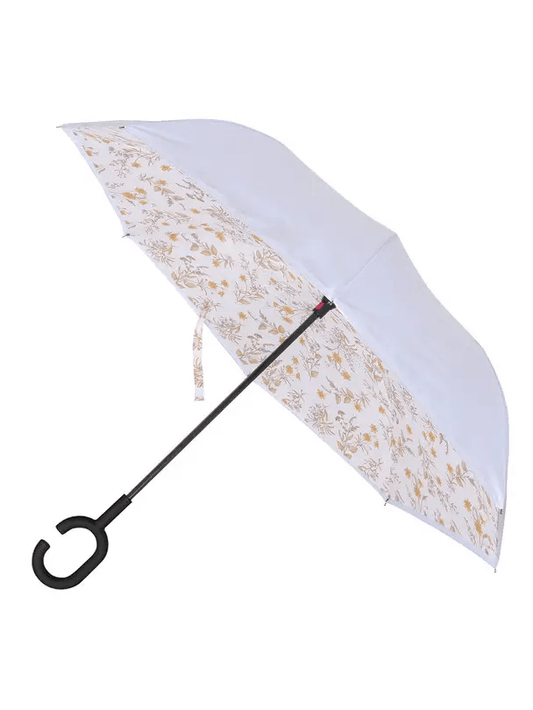 Floral Reverse Open Inverted Umbrella - Shelburne Country Store