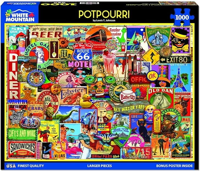 Potpourri - 1000 Piece Jigsaw Puzzle - Shelburne Country Store