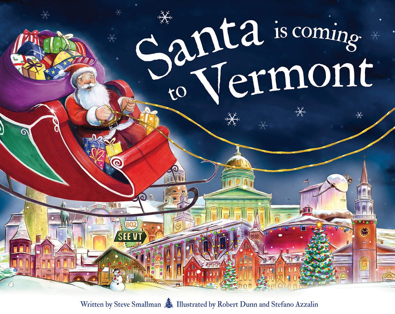 Santa Is Coming To Vermont [Hardcover] - Shelburne Country Store