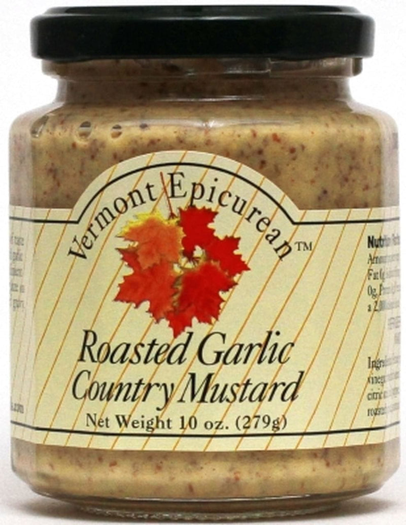 Vermont Epicurean Roasted Garlic Country Mustard - Shelburne Country Store