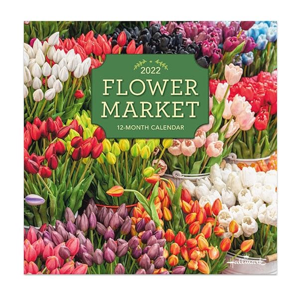 2022 Hallmark Wall Calendar - Flower Market - Shelburne Country Store