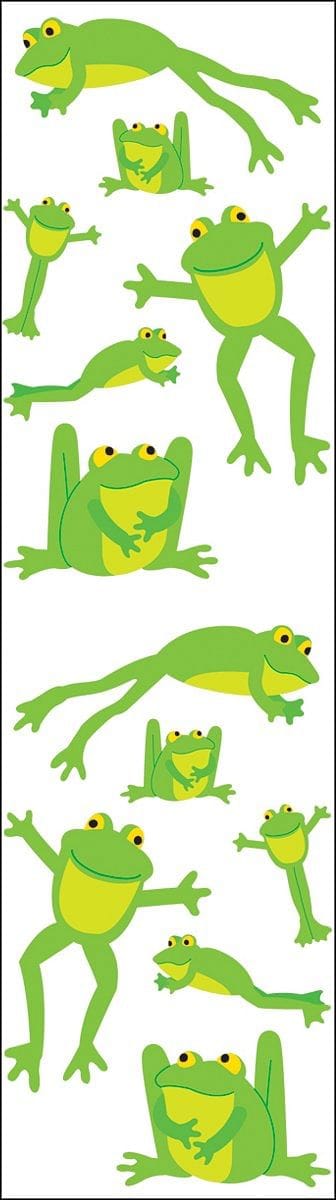 Mrs Grossman's Stickers - Playful Frogs - Shelburne Country Store