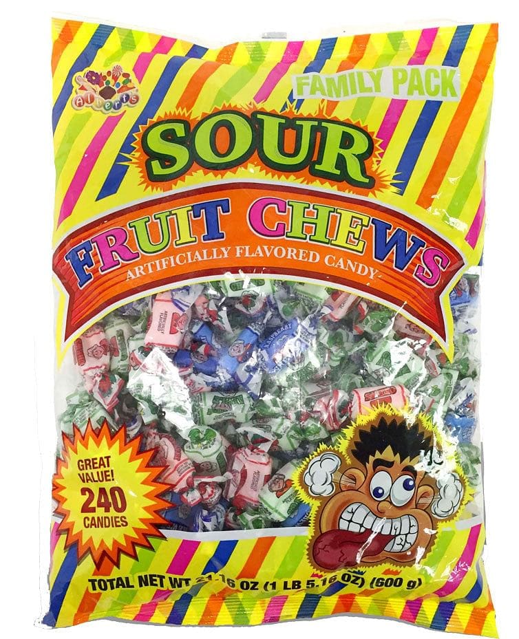 Albert Sour Fruit Chews - 600 Gram Bag - Shelburne Country Store