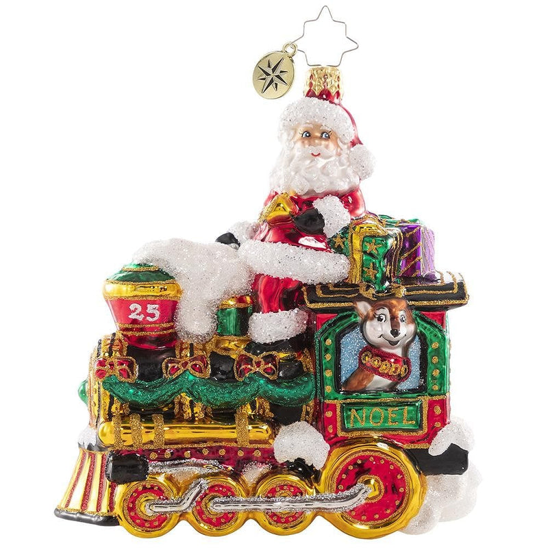 The Fast Track to Christmas - Santa Ornament - Shelburne Country Store
