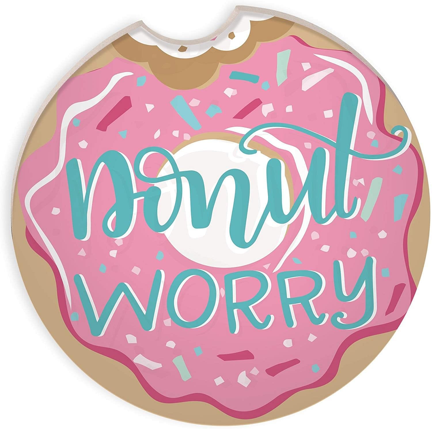 Donut  Worry Car Coaster - Shelburne Country Store