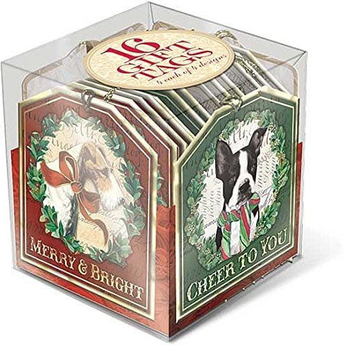 Dogs Gift Tags In Cube - 16 Count - Shelburne Country Store