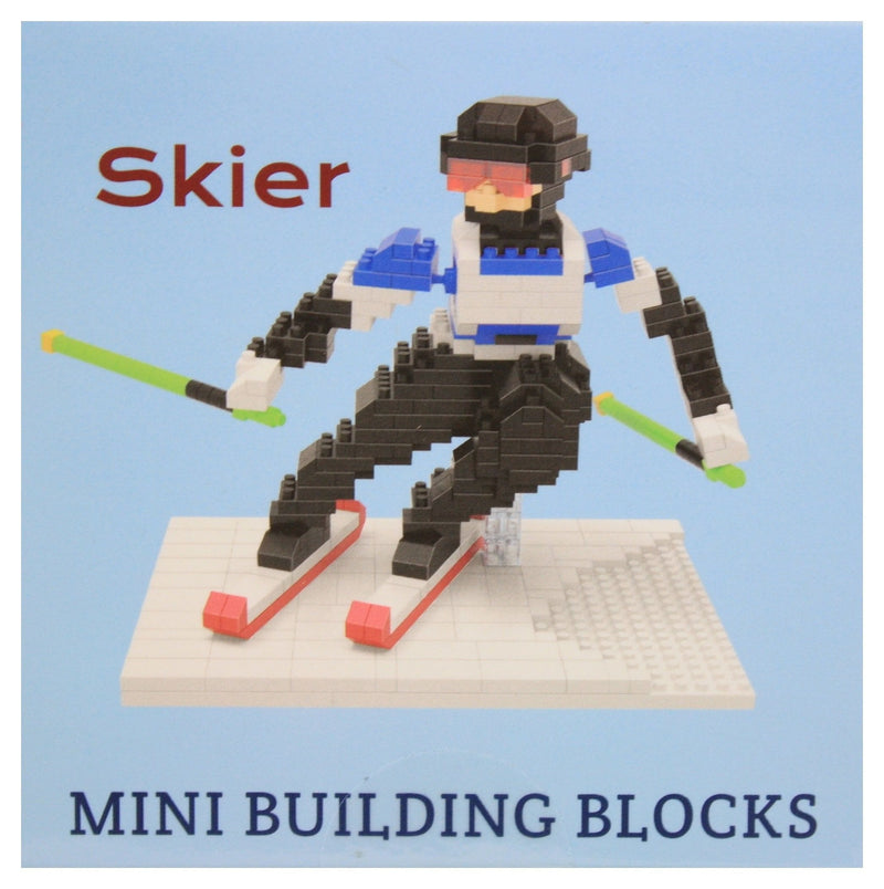 Mini Building Blocks - Downhill Skier - Shelburne Country Store