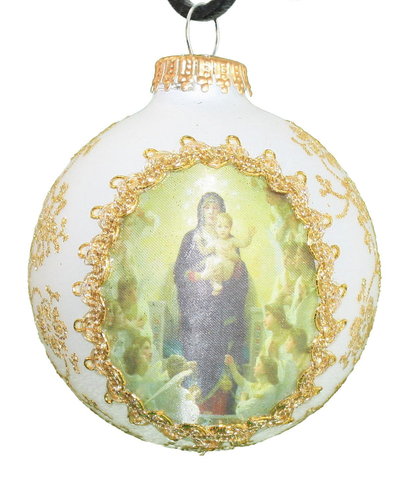 Krebs Divine Angels on Silk 2019 Ornament -  Angels Adore thee - Shelburne Country Store