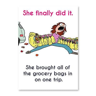 All Grocery Bags Birthday Card - Shelburne Country Store