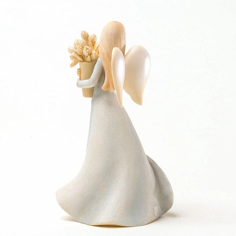 Get Well Mini Angel Stone Resin Figurine - 4.25" - Shelburne Country Store