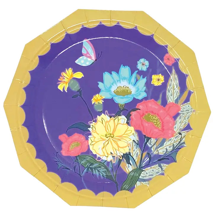 Paper Party Plate - Floral - Shelburne Country Store