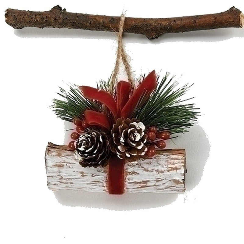 Christmas Yule Log Ornament - Shelburne Country Store
