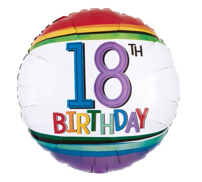 17" 18th Birthday Balloon - Shelburne Country Store