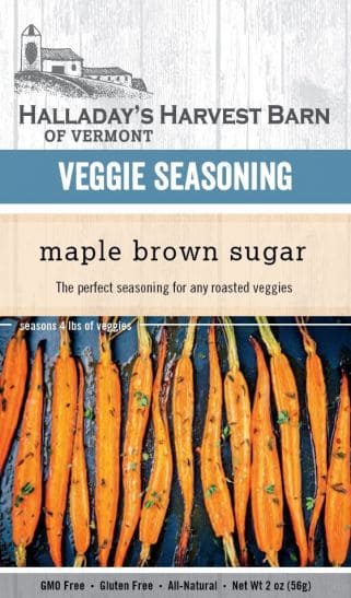 Halladays Maple Brown Sugar Veggie Seasoning - Shelburne Country Store