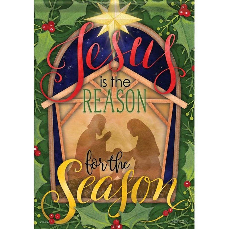 Jesus Reason For Season Flag - Shelburne Country Store