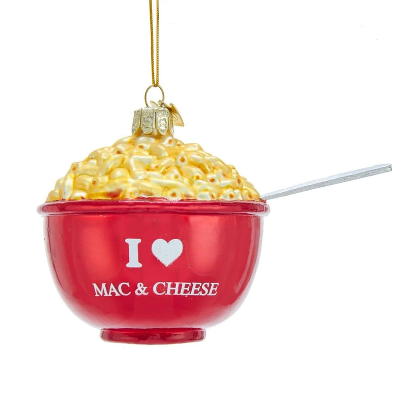 Noble Gems "I Love Mac & Cheese" Glass Ornament - Shelburne Country Store