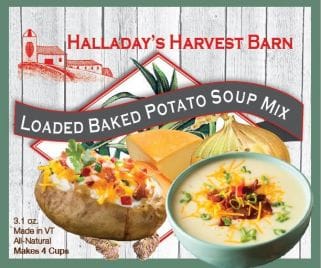Halladays Loaded Baked Potato Soup Mix - Shelburne Country Store