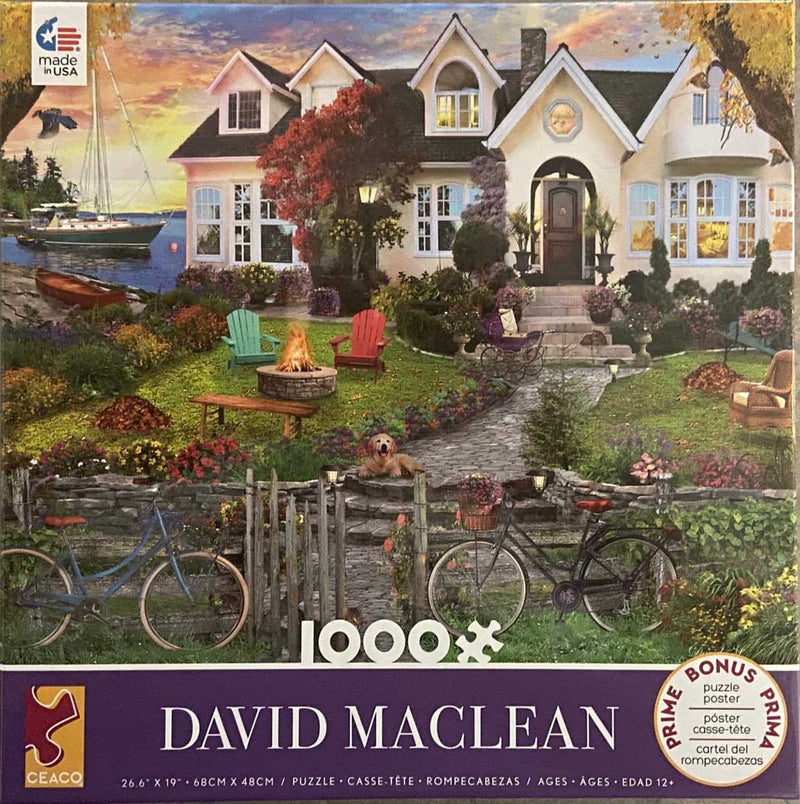 David  Maclean Summer House   - 1000 piece Puzzle - Shelburne Country Store
