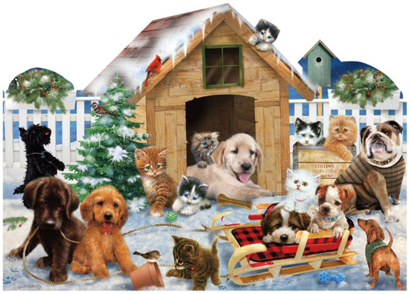 Playing in the Snow - 900 Piece Puzzle - Shelburne Country Store