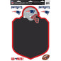 Nfl New England Patriots Chalkboard Decals - Shelburne Country Store