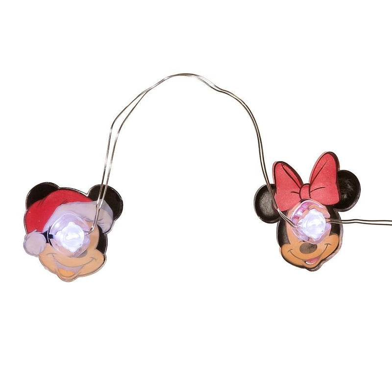 Battery-Operated Mickey and Minnie LED Fairy Light Set - Shelburne Country Store