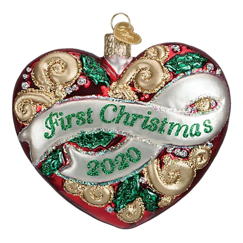 2020 First Christmas Heart Ornament - Shelburne Country Store