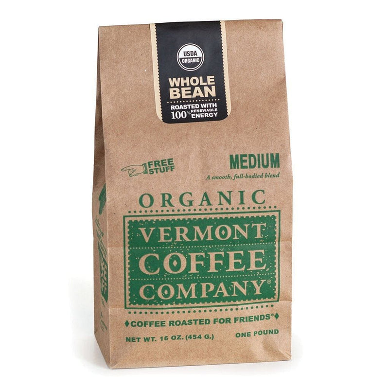 Vermont Coffee Company - Medium - Whole Bean - 8 Ounce - Shelburne Country Store