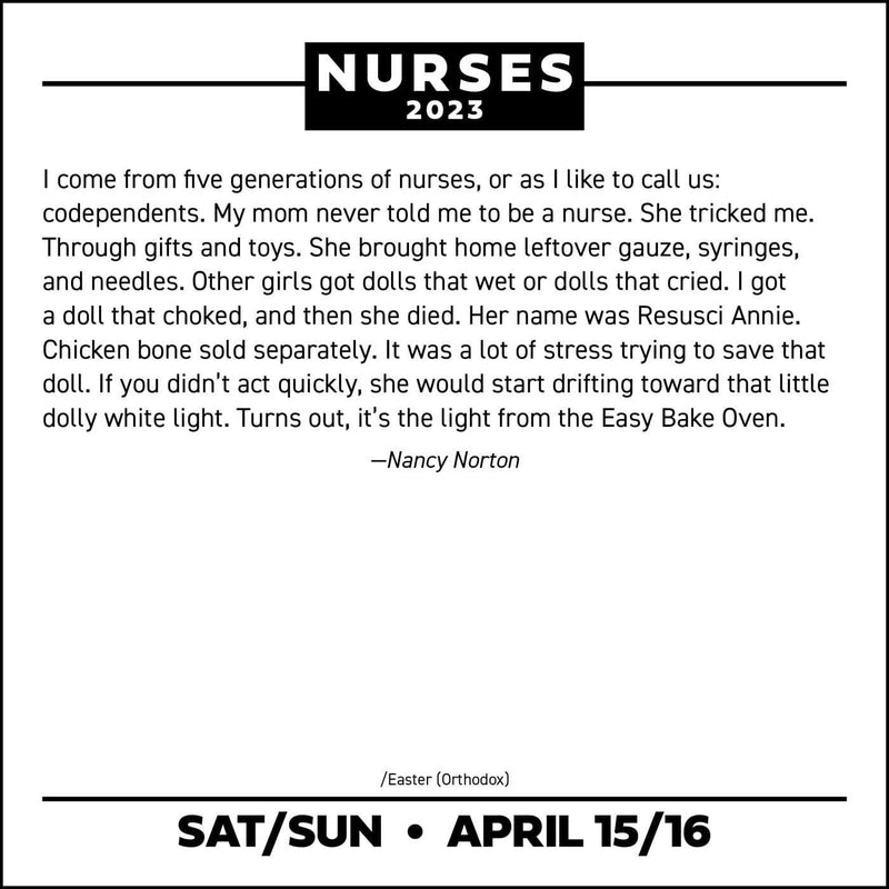 Nurses 2023 day-to-day Calendar Jokes, Quotes, and Anecdotes - Shelburne Country Store