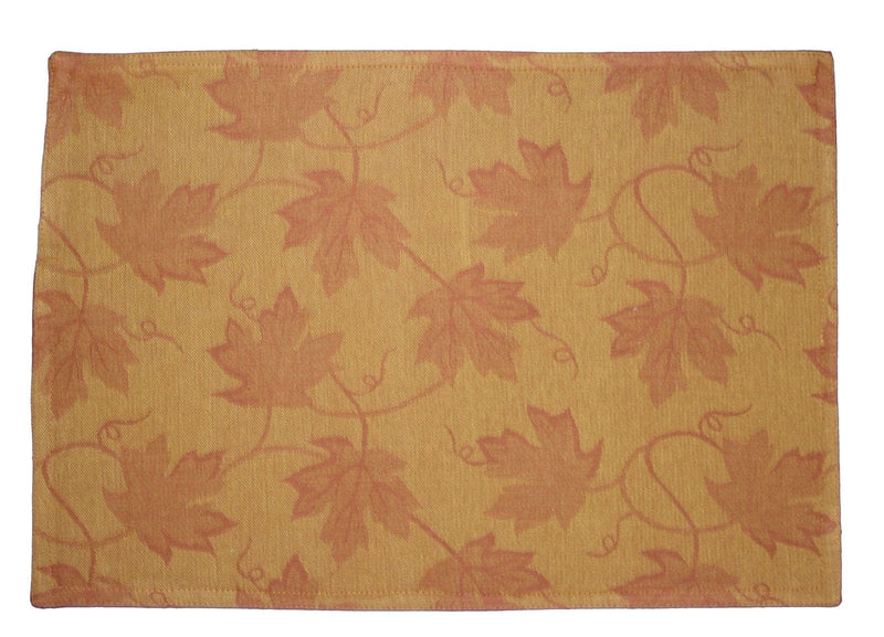 Autumn Leaves Placemat - Gold - Shelburne Country Store