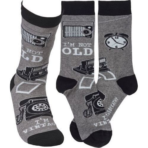 Socks - I'm Not Old I'm Vintage - Shelburne Country Store
