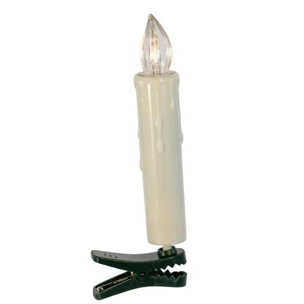Battery Operated 10-Light Warm White LED Miniature Candle Light Set - Shelburne Country Store