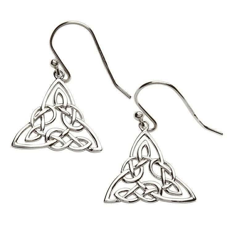 Silver Celtic Intricate Design Earrings - Shelburne Country Store