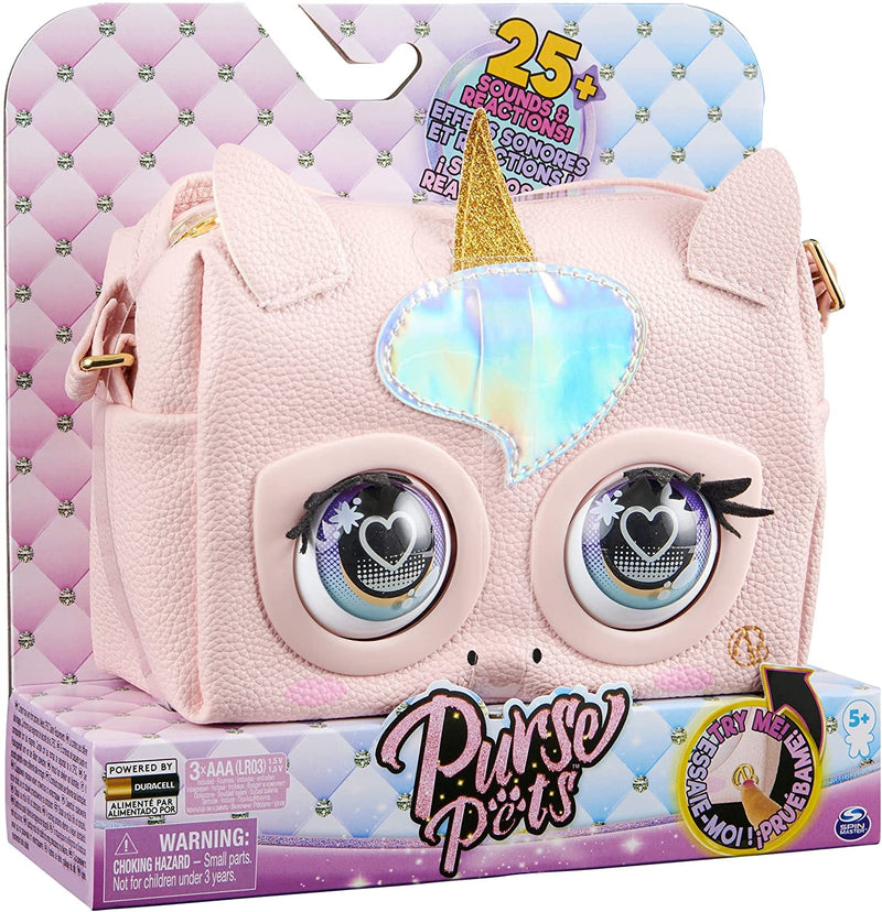 Purse Pets - Glamicorn Unicorn - Interactive with Sounds and Reactions - Shelburne Country Store