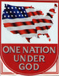 One Nation Under God Magnet - Shelburne Country Store