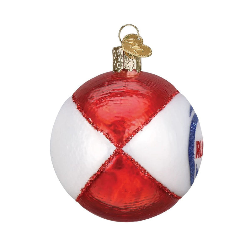 Rugby Ball Ornament - Shelburne Country Store